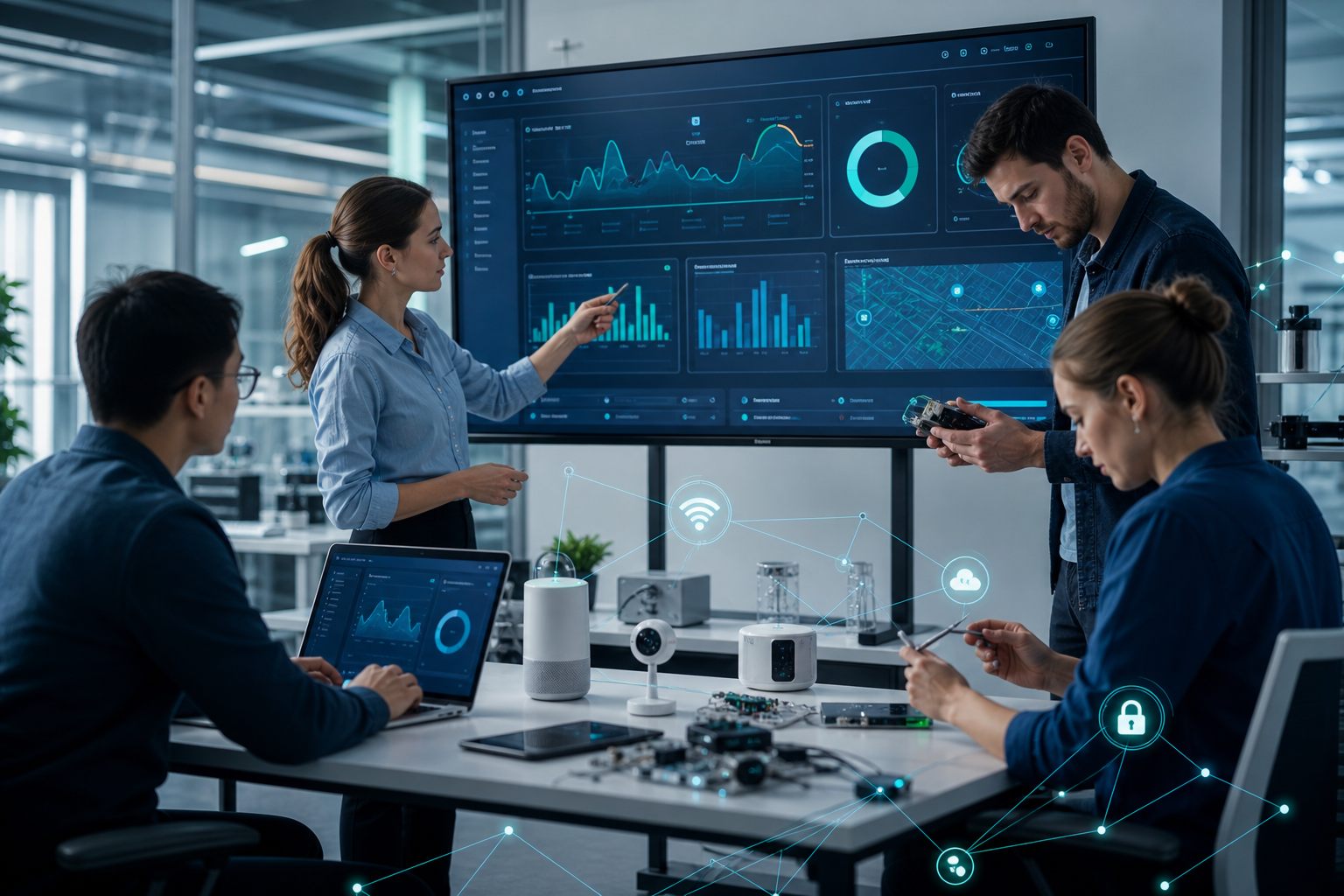 IoT application development team building connected device apps and dashboards at AppStudio
